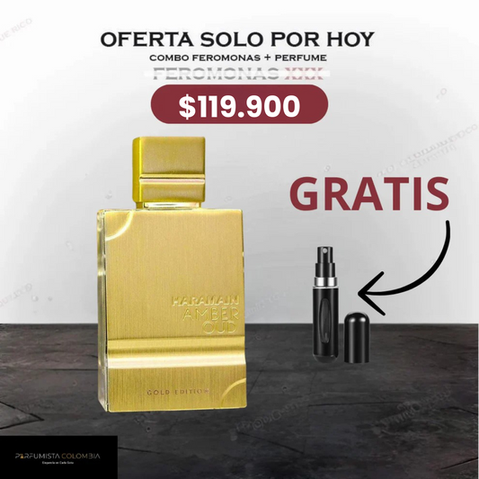 Al Haramain Gold Edition 120 ML + Perfumero + Envío GRATIS
