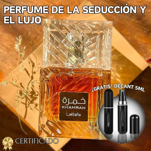Lattafa Khamrah + Perfumero GRATIS + Envío GRATIS